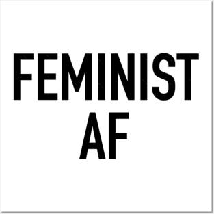 FEMINIST AF Posters and Art